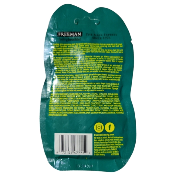 Freeman Facial Peel Off Gel Mask Cucumber 0.5 fl oz (15 ml) - Picture 2 of 2